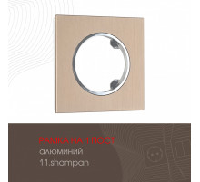 Рамка одноместная Arte Milano 502.11-1.shampan