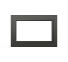 Рамка для двухместной розетки с заземлением ELBI Zena 608-011100-907