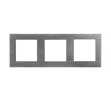 Рамка на 3 поста Arlight FRM-PRESTO-ALS-3-GR 043858