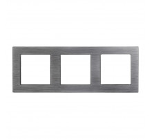 Рамка на 3 поста Arlight FRM-PRESTO-ALS-3-GR 043858