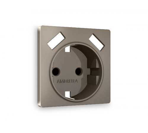 Лицевая панель для розетки с/з со шторками 2USB A+A Ambrella Volt Alfa AP6390 Лицевая панель для розетки с/з со шторками 2USB A+A Ambrella Volt Alfa AP6390