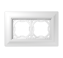 Рамка двухместная Jung PA982G125-0