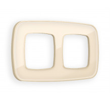 Рамка двухместная Ambrella Volt Coint OF640302