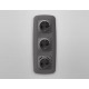 Лицевая панель для розетки с/з со шторками 2USB A+A Ambrella Volt Omega OP6590
