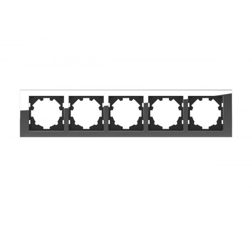 Рамка пятиместная ELBI Zena Platin 500-073100-250 Рамка пятиместная ELBI Zena Platin 500-073100-250