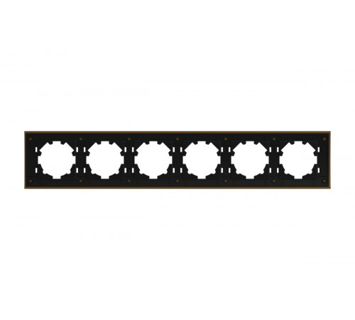 Рамка шестиместная ELBI Zena Platin 500-073500-252 Рамка шестиместная ELBI Zena Platin 500-073500-252