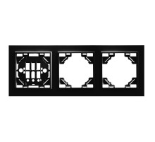 Рамка 3-местная горизонтальная Stekker PFR00-9003-03 39484