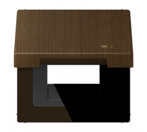 Рамка с подпружиненной крышкой для USB-механизмов Jung ME2990KLUSBAT