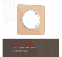 Рамка одноместная Arte Milano 502.13-1.shampan