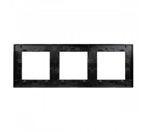 Рамка трехместная Arlight FRM-PRESTO-ALS-3-BK 043857 Рамка трехместная Arlight FRM-PRESTO-ALS-3-BK 043857