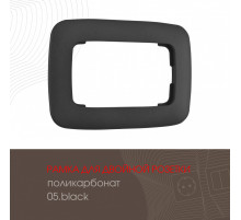 Рамка для двойной розетки Arte Milano 505.05-double.black