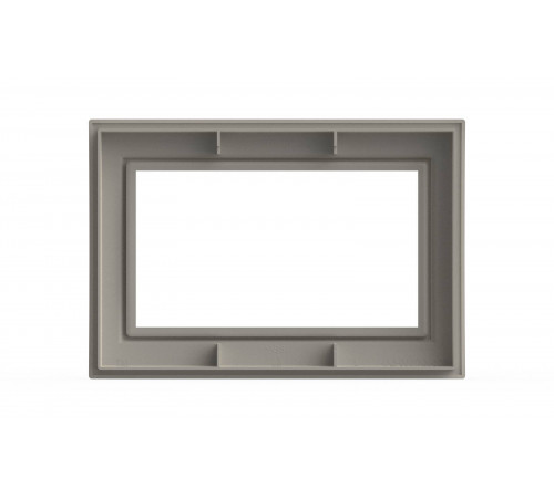Рамка для двухместной розетки с заземлением ELBI Zena 608-010200-907 Рамка для двухместной розетки с заземлением ELBI Zena 608-010200-907