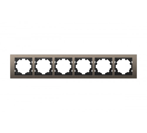 Рамка шестиместная ELBI Zena Platin 500-073000-252 Рамка шестиместная ELBI Zena Platin 500-073000-252