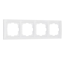 Рамка на 4 поста Werkel Snabb basic белый W0042001 4690389161414