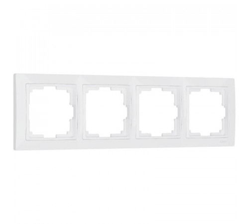 Рамка на 4 поста Werkel Snabb basic белый W0042001 4690389161414 Рамка на 4 поста Werkel Snabb basic белый W0042001 4690389161414