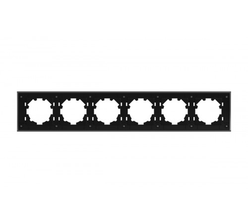 Рамка шестиместная ELBI Zena Platin 500-073100-252 Рамка шестиместная ELBI Zena Platin 500-073100-252