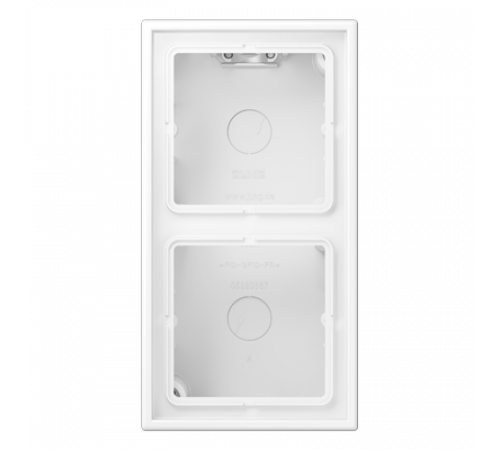 Коробка двухместная Jung LS582AWWM Коробка двухместная Jung LS582AWWM
