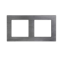 Рамка на 2 поста Arlight FRM-PRESTO-ALS-2-GR 043856