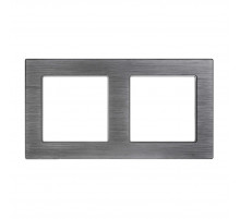 Рамка на 2 поста Arlight FRM-PRESTO-ALS-2-GR 043856