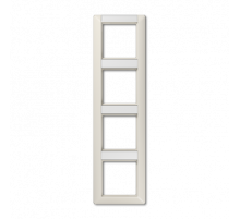 Рамка четырехместная с полем для надписи Jung AS584NA