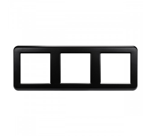 Рамка трехместная Arlight FRM-VERSA-PL-3-BK 043784