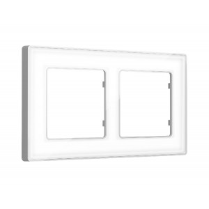 Рамка двухместная Ambrella Volt Arctic AF580132