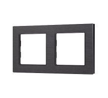 Рамка двухместная Arlight FRM-PRESTO-ALS-2-BK 043855