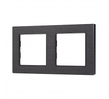Рамка двухместная Arlight FRM-PRESTO-ALS-2-BK 043855