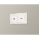 Рамка двухместная Ambrella Volt Platos AF330302