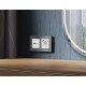 Лицевая панель для розетки 2USB A+C Ambrella Volt Alfa AP1310