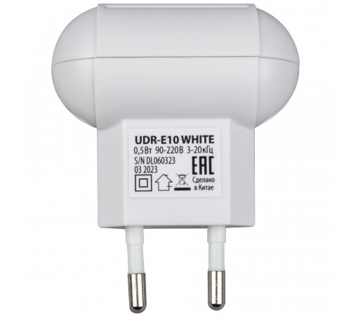 Ультразвуковой отпугиватель насекомых и грызунов (UL-00004561) Uniel UDR-E10 White Ультразвуковой отпугиватель насекомых и грызунов (UL-00004561) Uniel UDR-E10 White
