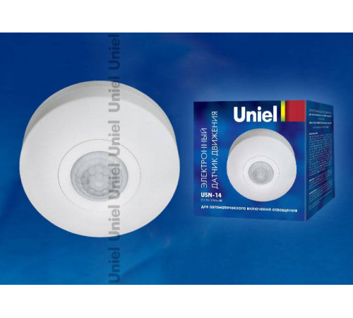 Датчик движения (06566) Uniel USN-14-360R-1200W-3LUX-6M-0,6-1,5m/s-WH Датчик движения (06566) Uniel USN-14-360R-1200W-3LUX-6M-0,6-1,5m/s-WH