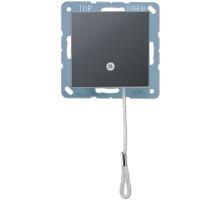 Выключатель шнуровой Jung A506BFNUZANM