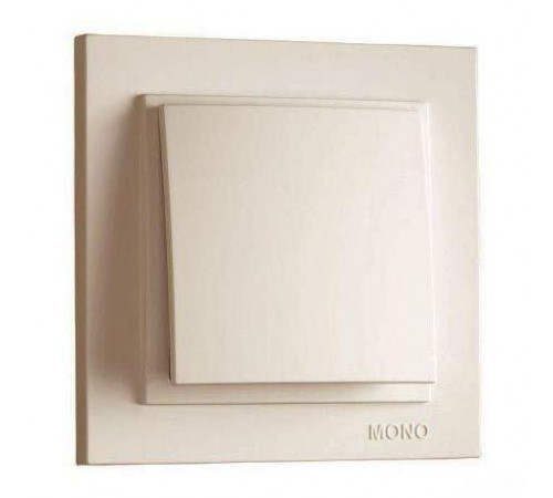 Выключатель одноклавишный Mono Electric Despina 10А 250В крем 102-170025-100 Выключатель одноклавишный Mono Electric Despina 10А 250В крем 102-170025-100