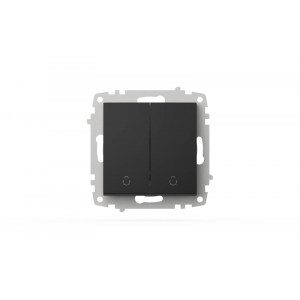 Выключатель двухклавишный ELBI Zena Vega 609-014800-257