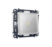 Комплект механизма 1-кл выключателя с подсветкой Ambrella Volt Alfa MA402010