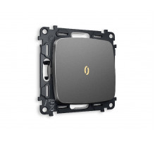 Комплект механизма 1-кл выключателя с подсветкой Ambrella Volt Omega MO652010