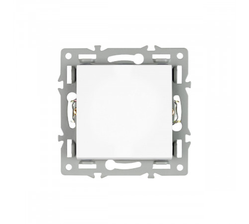 Механизм выключателя одноклавишный непроходной Arlight SWT-MK01-PL-WH (250V, 16A) 043710