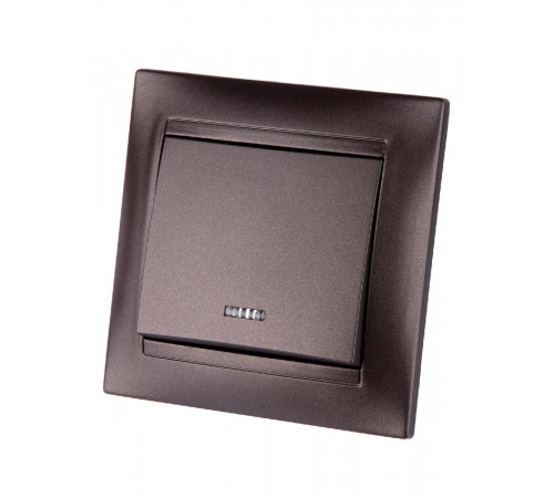 Выключатель одноклавишный с подсветкой Лама TDM Electric SQ1815-0504 Выключатель одноклавишный с подсветкой Лама TDM Electric SQ1815-0504