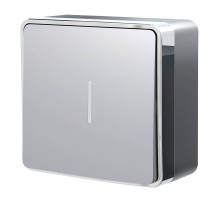 Выключатель одноклавишный с подсветкой Werkel Gallant серебряный W5010106 4690389167072