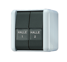 Выключатель сдвоенный Jung 809NAW