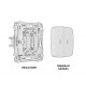 Комплект механизма 2-кл проходного выключателя с подсветкой Ambrella Volt Omega MO654040