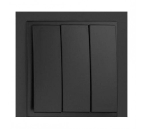 Выключатель трехклавишный Mono Electric Despina 10А 250В графит 102-202022-114 Выключатель трехклавишный Mono Electric Despina 10А 250В графит 102-202022-114