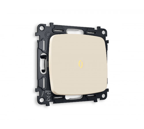 Комплект механизма 1-кл выключателя с подсветкой Ambrella Volt Omega MO322010 Комплект механизма 1-кл выключателя с подсветкой Ambrella Volt Omega MO322010