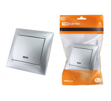 Выключатель одноклавишный с подсветкой Лама TDM Electric SQ1815-0204