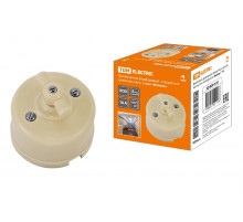 Выключатель фарфоровый поворотный с ручкой Болонь TDM Electric SQ1820-0310