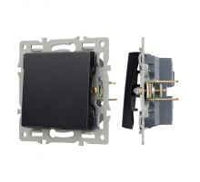 Механизм выключателя одноклавишный непроходной Arlight SWT-MK01-PL-BK (250V, 16A) 043711