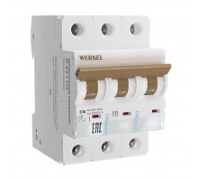 Автоматический выключатель 3P 16 A C 6 kА Werkel W903P166 4690389192807 a062549