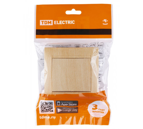 Выключатель одноклавишный Лама TDM Electric SQ1815-0301 Выключатель одноклавишный Лама TDM Electric SQ1815-0301