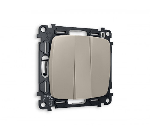 Комплект механизма 3-кл выключателя Ambrella Volt Omega MO365010 Комплект механизма 3-кл выключателя Ambrella Volt Omega MO365010